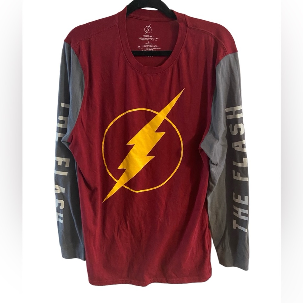 The Flash Red/Gray Long Sleeve Top